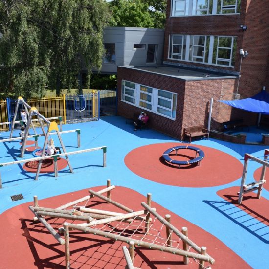 Sports hall and outdoor space